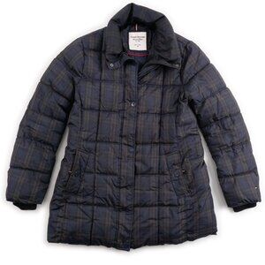 TOMMY HILFIGER American Classics blackwatch plaid puffer jacket size M